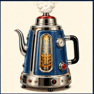 Civic steam tower kettle