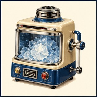 Domestic glacier fragmenter