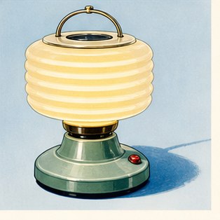 Humming table lamp